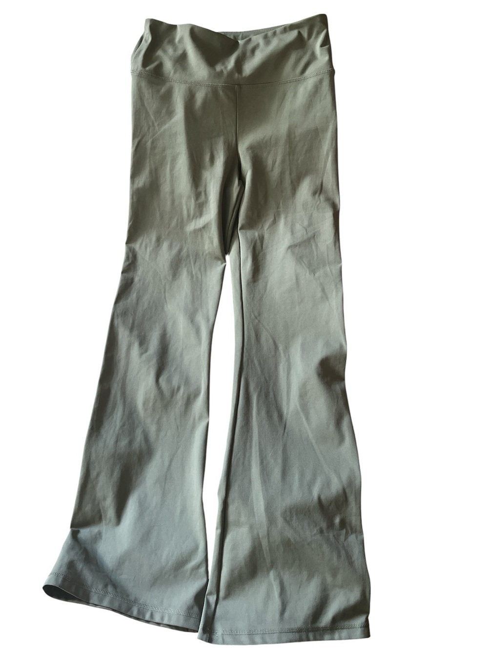 American Eagle Flared Sage Green Active Pants (size M)